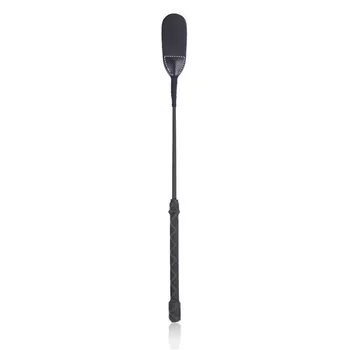 45cm Black Leather SM Queen Whip Bondage Flogger Spanking Paddle BDSM Games Sex Toys For Couples Role Play 4