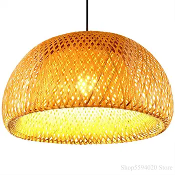 

Chinese Bamboo Chandelier Ligting Nest Antique E27 Pendant Lamp for Living Room Restaurant Aisle Lamp Modern Light Pendant