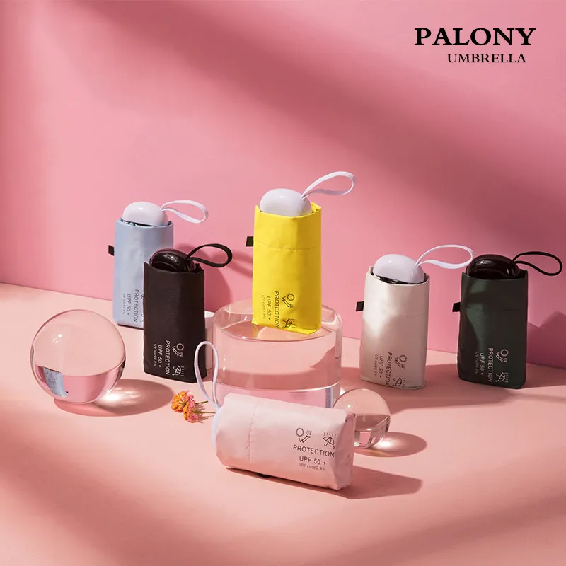 Складной мини-Зонт от дождя PALONY 6 к солнцезащитный зонтик 14 см | Дом и сад