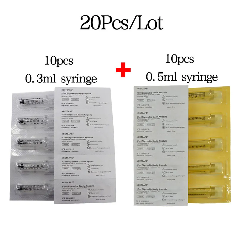 0.3ml 10 0.5ml 10 2in 1 Meso Injection Gun Hyaluron Pen 0.3ml&0.5ml Gold Hyaluronic Acid Pen Lip Filler Anti Wrinkle Injector Nebulizer Skin Care - Цвет: 0.3ml 10 0.5ml 10