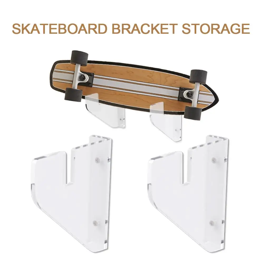 Skateboard Longboard Wall Mount Storage Wall Hanging Brackets Storing Snowboard Longboard Skate Rack Skateboard Wall Rack