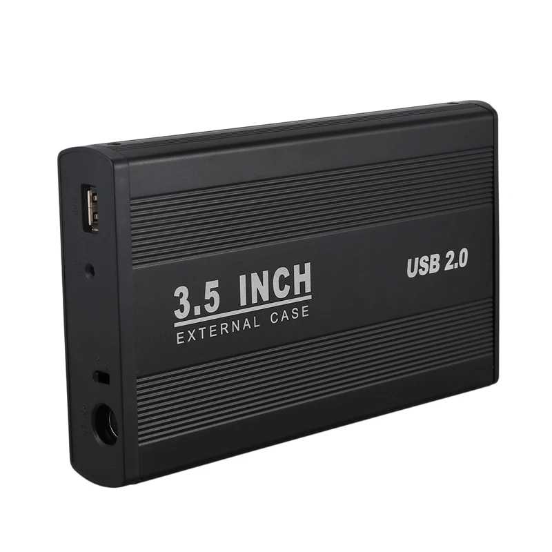 2 предмета 3,5 дюймов USB корпус картриджа чехол: 1 шт. HDD SATA кабель для подключения жесткого диска и 1 шт покрытые серебром 2,0 IDE/SATA на жестком диске HDD