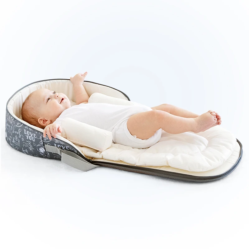 

Baby Bed Travel Sun Protection Breathable Mesh Net With Portable Bassinet Baby Foldable Breathable Infant Sleeping Basket