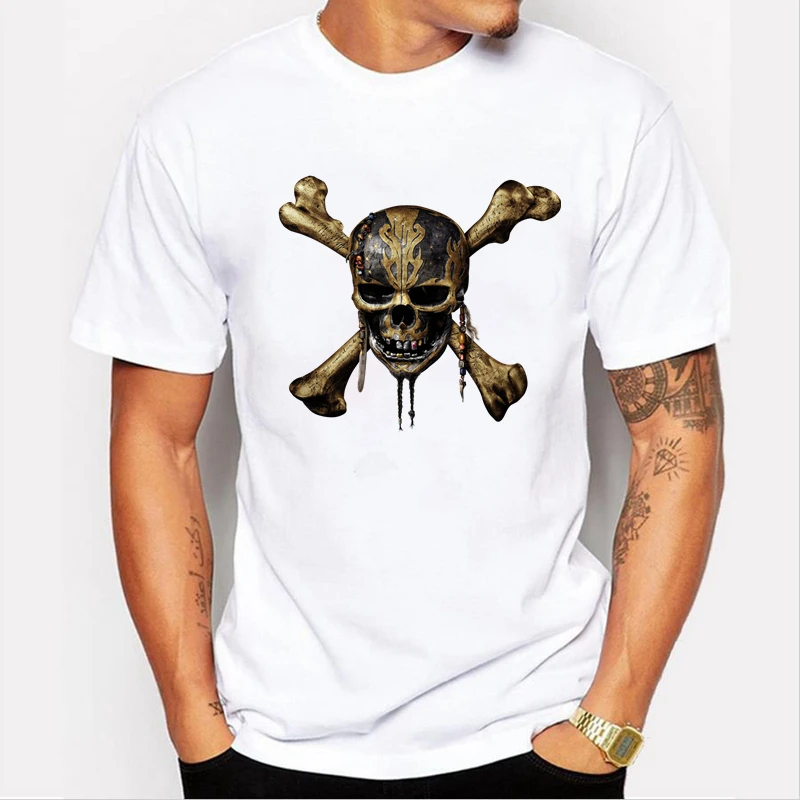 

50542# skull scaring t shirt men's tshirt top tee summer Tshirt fashion cool O neck short sleeve shirt