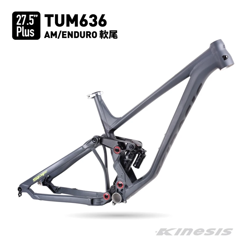 kinesis AM ENDURO Full Suspension Frame TUM636 27.5/29 inch Aluminum