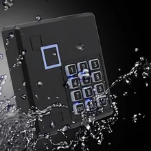Бесконтактная Rfid идентификационная карта дверная клавиатура контроля доступа считыватель 125 кГц Wiegand 26 бит цвет черный