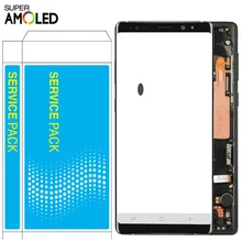 AMOLED Note 9 lcd для samsung Galaxy Note 9 lcd с рамкой 2960*1440 SM-N960F N960F/DS дисплей сенсорный экран