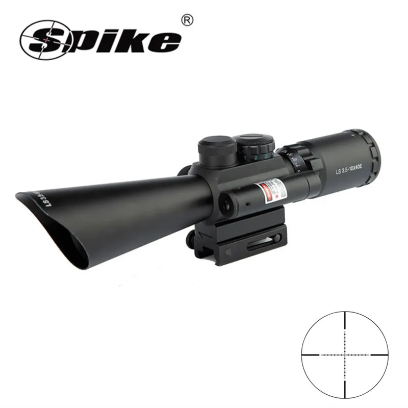 

3.5-10x40e M8 Red And Green Lighting Plated Antireflection Blue Tape Red Laser Short Support Laser Optical Sight