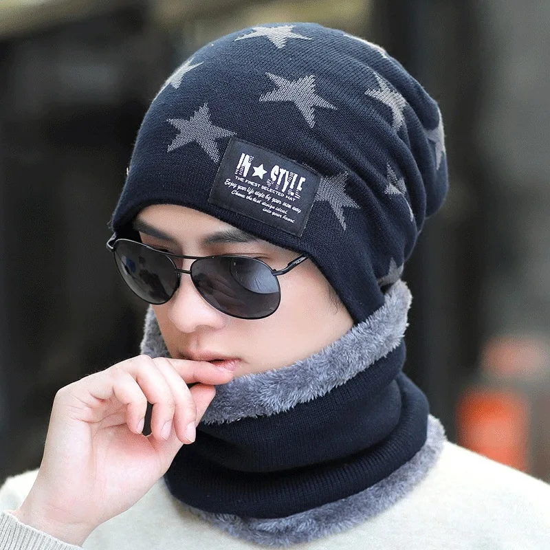

Winter Cold Mask Full Face Earmuff Face Mask Windproof Protection Face Riding Equipment Neck Guard Scarf Warm Beanie Men's