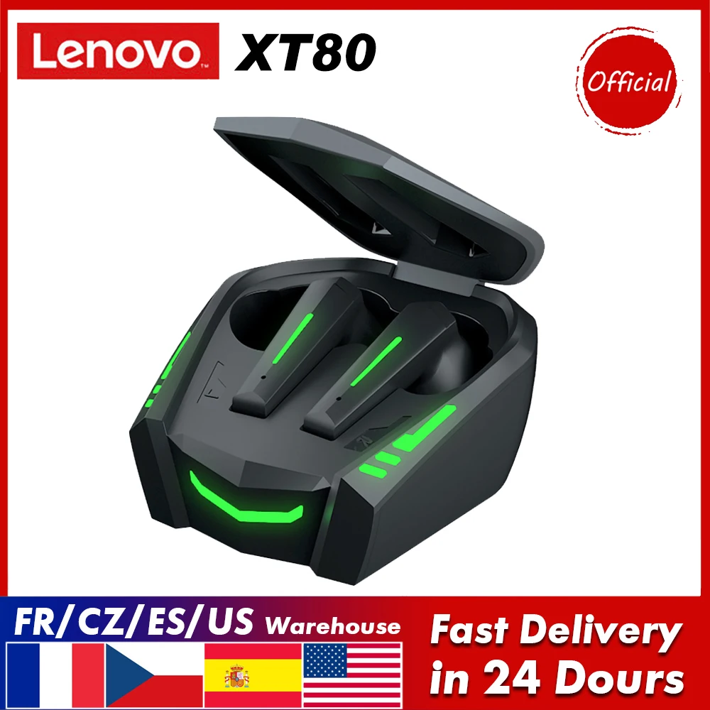 Беспроводные игровые Bluetooth-наушники Lenovo XT80 спортивные Игровые наушники-вкладыши