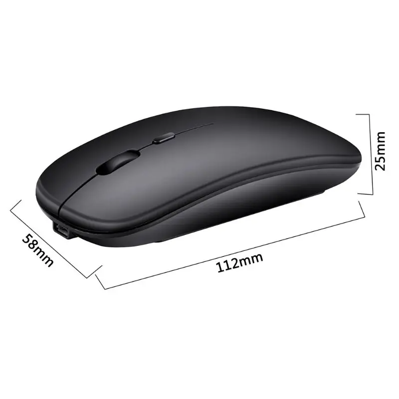 M80 2,4G usb-ресивер беспроводной мыши перезаряжаемая мышь 1600 dpi тонкая Тихая Эргономика оптическая офисная мышь для ПК компьютерных геймеров C26