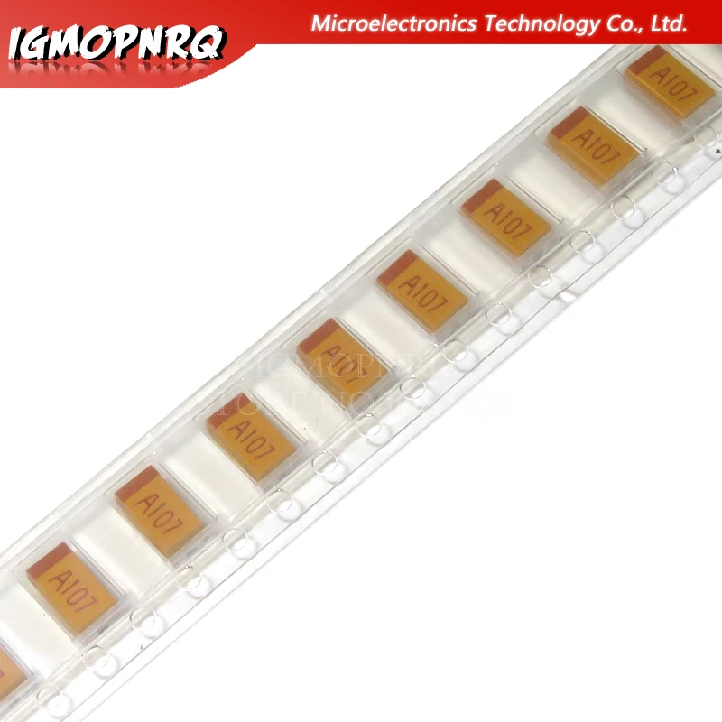 A B C D Type Tantalum Capacitor 100UF 0.22UF 1UF 4.7UF 10UF 22UF 33UF 47UF 6.3V 10V 16V 25V 35V 50V 3216 3528 6032 7343 10pcs tantalum capacitor