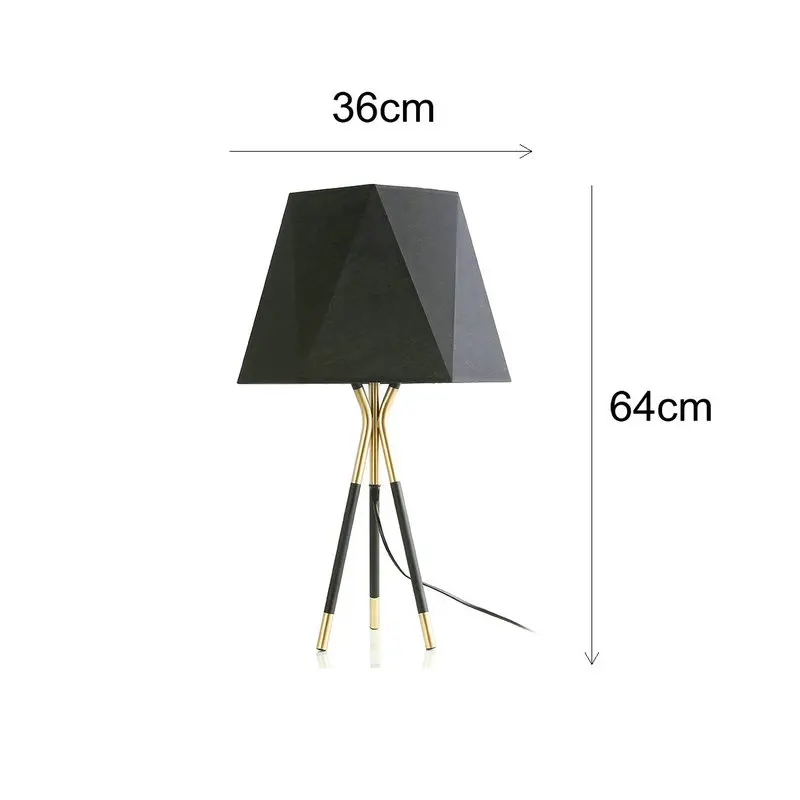 Table Lamp Современный СВЕТОДИОДНЫЙ торшер-тренога с абажуром для спальни, гостиной, личного офиса, чердака, интерьерный дизайнерский декоративный светильник - Цвет абажура: Table Lamp