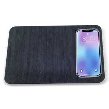 

Dual-Use Office Desk Mobile Phone Qi Wireless Charging Mouse Pad Charger Mice Mat for iPhone X xs 8 8Plus Samsung