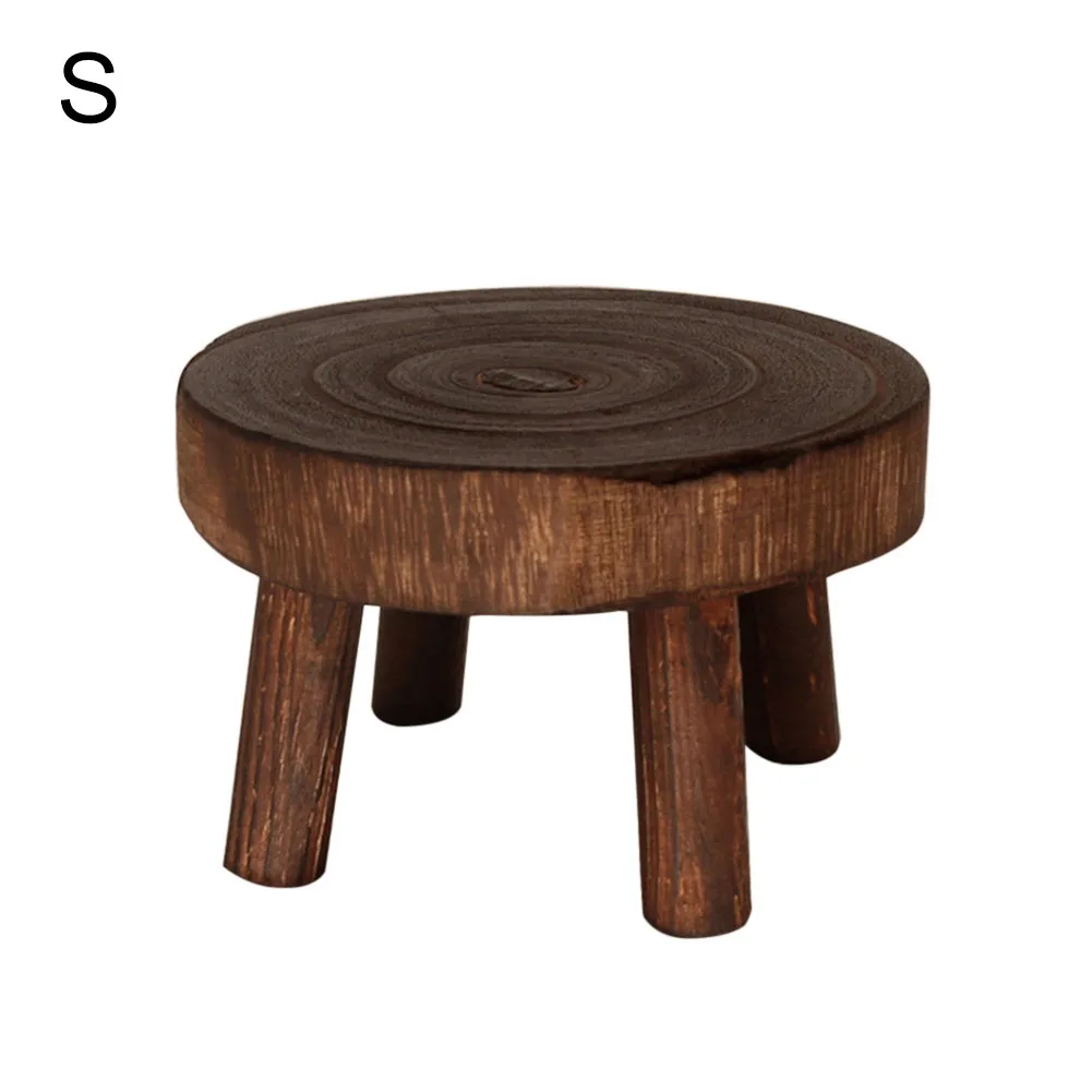 Винтажный деревянный горшок для садового растения держатель дисплея цветочный