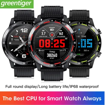 

L12 Smart Watch Bluetooth Call ECG Heart Rate Fitness Tracker men sports Blood Pressure IP68 Waterproof Smartwatch vs L13 L11