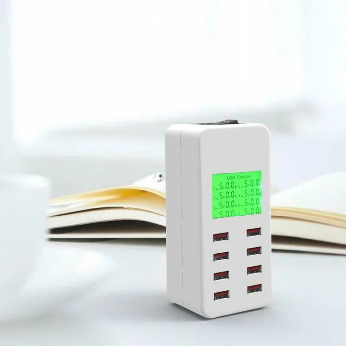 USB Настольная зарядная станция 8 портов быстрое зарядное устройство разъем для универсальных устройств GDeals