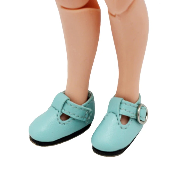 1Pair doll shoes For 1/6 30cm Blyth Doll differents color Cute Sandals As Fit 1/8 BJD Doll Clothes Accessories toys 5