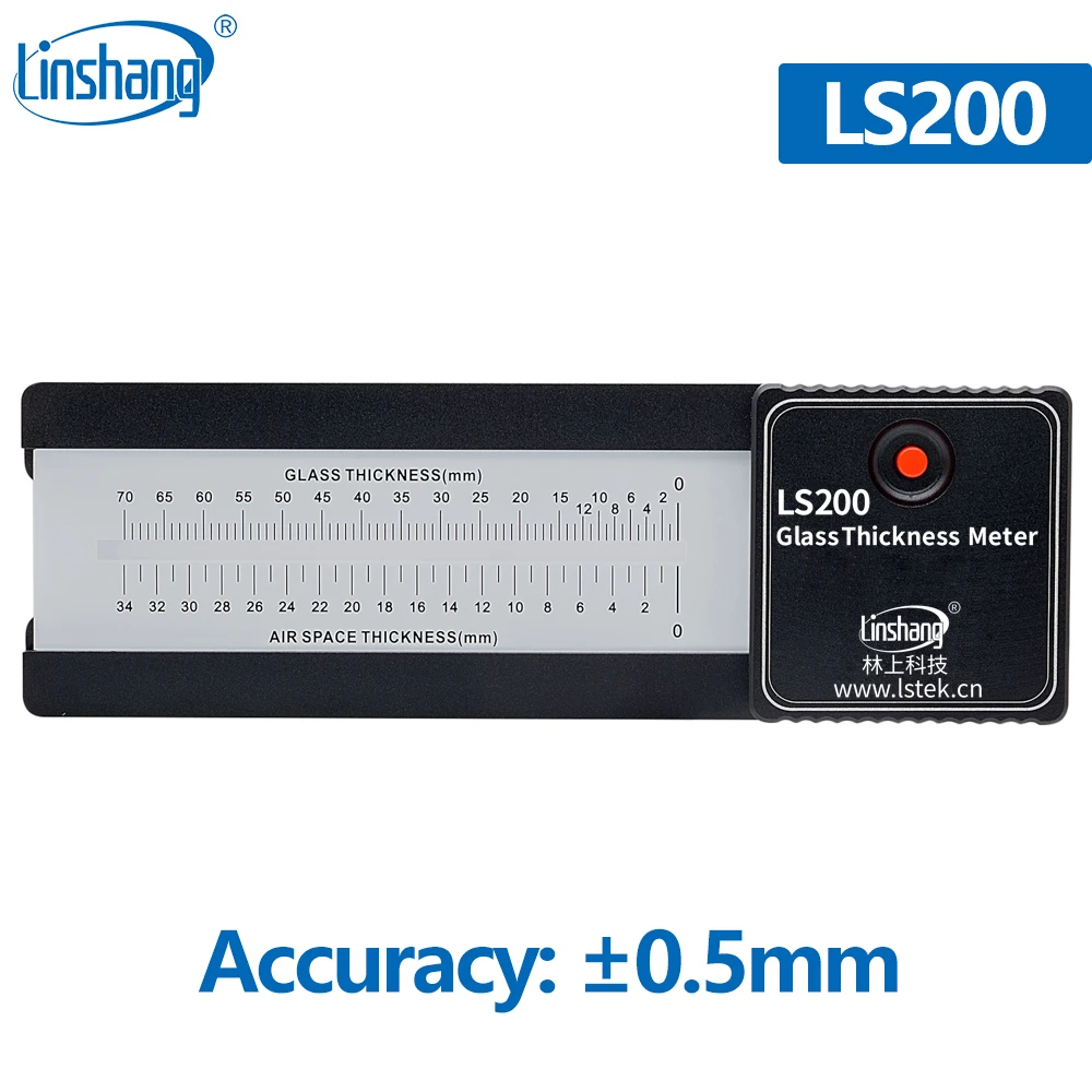 New LS200 Glass Thickness Gauge Meter Measuring Glass & Air Space Thickness 