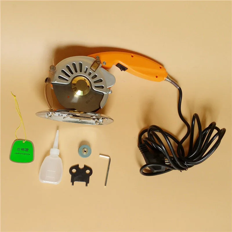 

100 Type Servo Electric Round Knife Push Type Cutting Electromechanical Scissors Adjustable Speed Cut Cloth Knife 110 V-240