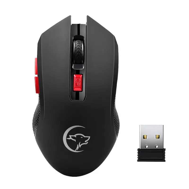 2,4G Беспроводная оптическая игровая мышь 2400 dpi 6 кнопок мыши w/USB приемник мыши для ноутбука ПК Бесшумная мышь Оптический Сенсор мыши