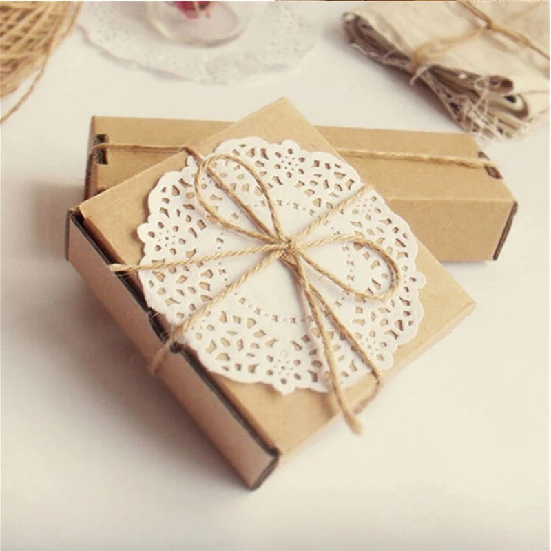 Natural Brown Hemp Rope Twine String Cord Craft DIY Making Jute Packaging Retro