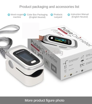 

JZ-130R Finger Clip Oximeter for Rapid Detection of Finger Pulse Oximetry Monitor for Respiratory Frequency PI Sleep Monitoring