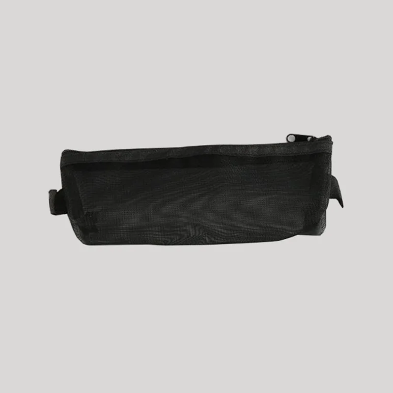Small black Простой Прозрачный сетчатый чехол для карандашей, для офиса, студентов, чехол для карандашей, s, нейлоновый, Kalem Kutusu, школьные принадлежности, коробка для ручек, Astuccio Scuola - Цвет: Small black