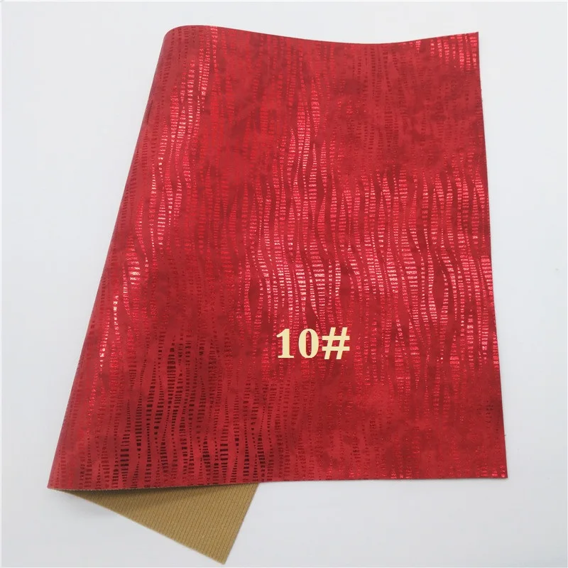 10 Glitterwishcome 21X29 см A4 Размер металлик искусственная кожа ткань, Переливающаяся Синтетическая кожа искусственная кожа листы для бантов, GM486A - Цвет: 10