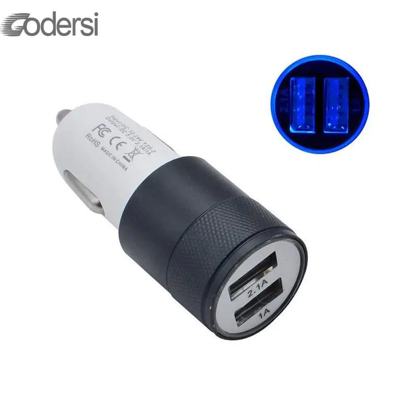 

USB Plug Universal for Car Lighter Socket Charger Adapter Black Grey 12V Car Dual USB Charger Mini Cigarette Lighter Dual