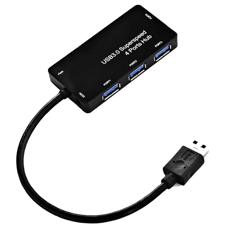 50 шт./лот Usb 3 0 концентратор Скорость 4 Порты и разъёмы USB разветвитель usb Hub адаптер