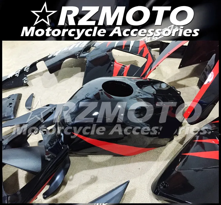 4 подарки ABS мотоцикл полный обтекатель комплект подходит для CBR600RR F5 2005 2006 05 06 cbr600 600RR тела набор черный красный