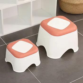 

Bench Plastic Stool Bathroom Feeding Hand Washing Bath Stepping Piano Pad Footstool Short Baby Non-slip Children Small Platform