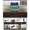 Cargador de batería para 1,2 V NIMH NICD baterías AA o AAA 4 ranura de carga 1 a 4 Uds batteria conector USB o batería o caja múltiples ► Foto 3/6