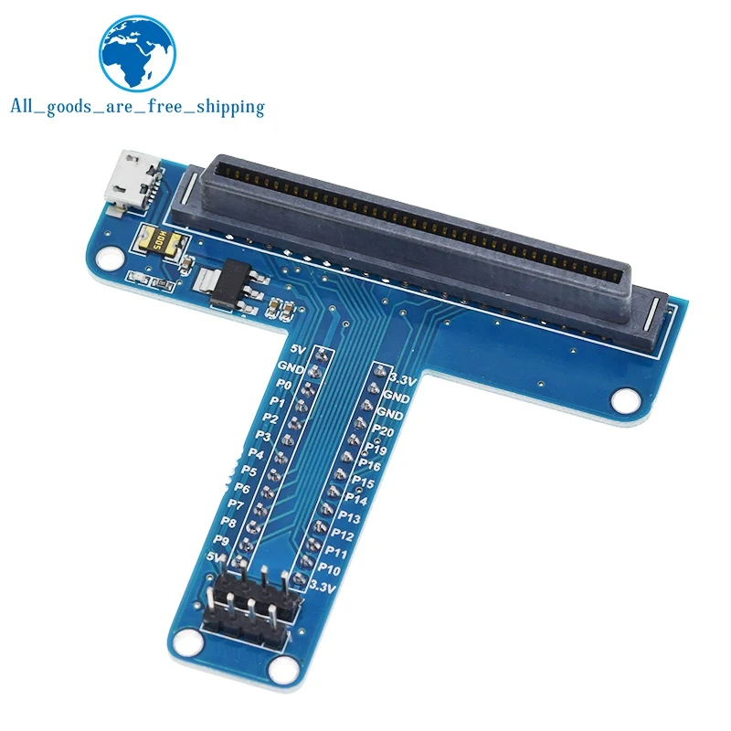 Для Micro:bit Extension платы типа T GPIO Плата с 5V и 3 V выход для STEM программирования |