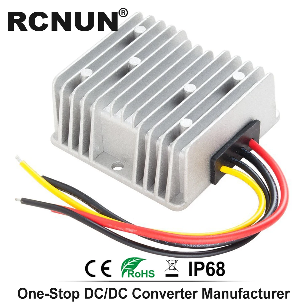 New DC Step-Up Boost Converter 12V to 48V 3A 144W Power Supply For Car 