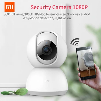 

Xiaomi Mijia Smart Camera 1080P HD 360 Degree Video Camera Webcam Infrared Night Vision Two-way Voice WIFI Camera indoor