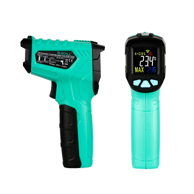 

ELECALL Digital infrared thermometer non-contact Temperature SCAN Measure Display Industrial Level