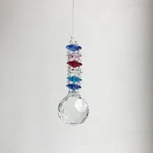 3 шт./компл. 30 мм с украшением в виде кристаллов в стиле «Ловца снов», люстра кристаллы подвеска-Призма Радуга радужной расцветки в стиле «Ловца снов», дома, украшения для сада