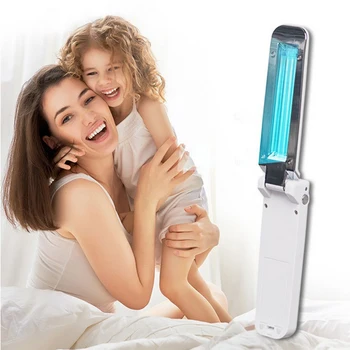 

UVC Light Handheld UVC Lamp Safety Protection Foldable Ultraviolet Cleaning Light Portable Travel Wand for Vehicle Home Office
