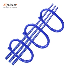 EPLUS blau weichen Silikon schläuche Schlauch Kühler Inter Silikon pipeline Universal Geflochtene Rohr 3 schicht 1M Mehrere größen