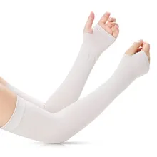 1Pair Arm Warmers Sleeves Sun UV Protection Sport Safety Sleeves Summer Arm Cover Cooling for Running Fishing Cycling Sportswear