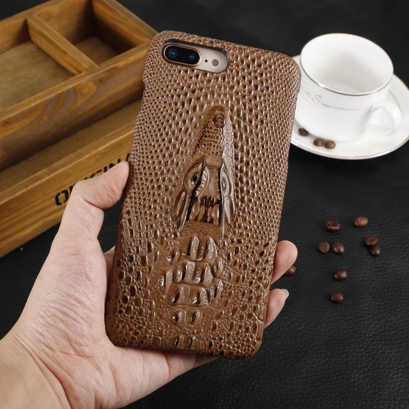 Стильный 3D Дракон чехол из натуральной кожи для Apple iPhone 7 8 Plus Роскошный чехол для iphone 8 7 Plus чехлы для телефонов iPhone8