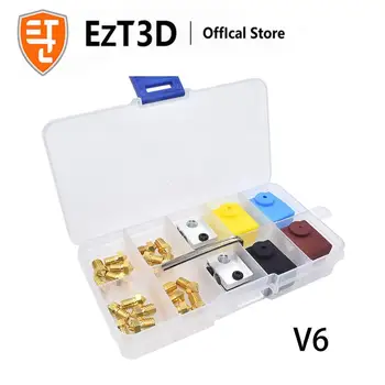 

For Ender 3 A8 CR-10 E3D V6 MK7 1.75mm Nozzle Heat block mk8 mk7 Silicone Socks 3D Printer Extruder Print Head parts kit