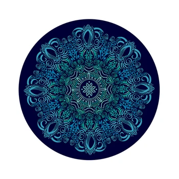 

Chinese style high-end customizable yoga mat circular yoga mat large area yoga mat outdoor decorative room mat Exercise mat