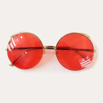 

Round Sunglasses Women Brand Designer Luxury Metal Sun Glasses Frame gafas de sol hombre