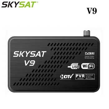 

SKYSAT V9 Mini DVB-S2 Receiver Support CCCamd Newcamd Autoroll Powervu Biss key Wifi 3G Youtube USB PVR Full HD Receptor