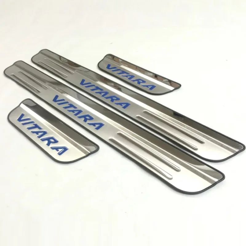 Stainless Steel Door Sill Scuff Plate Welcome Pedal For Suzuki Vitara 2015 Car Styling Accessories