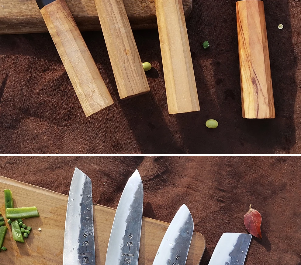 composto, facas Santoku, afiada ferramenta de corte,