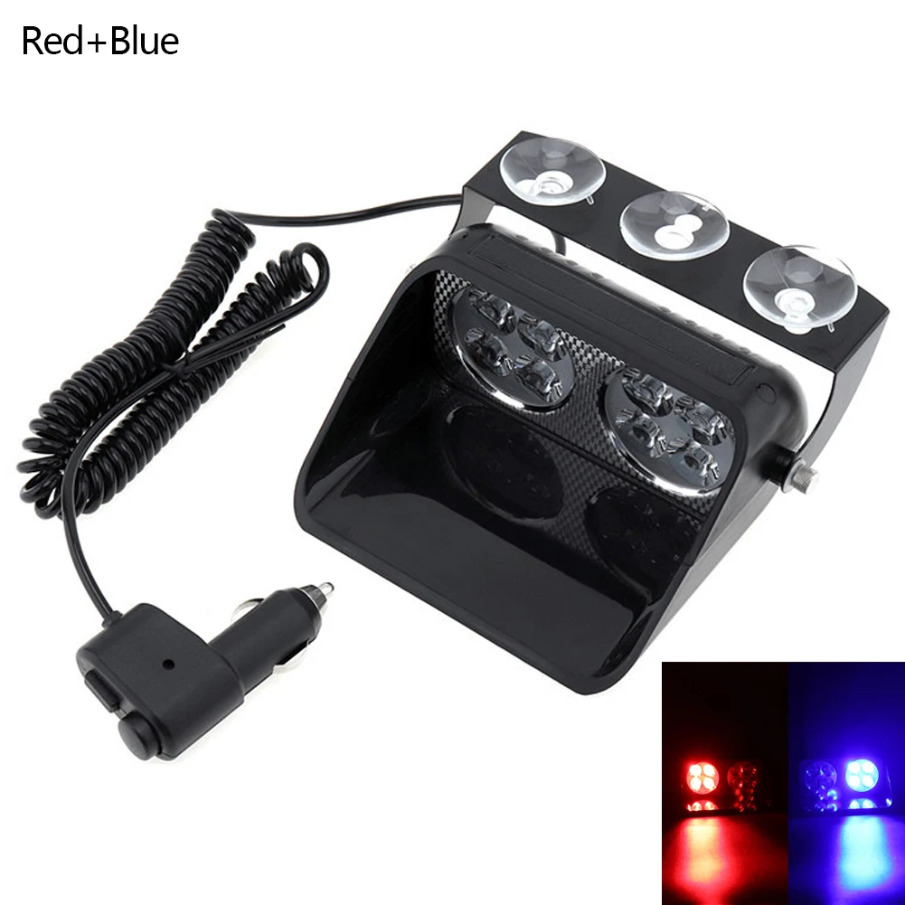 24W 8 LED Car Strobe Light (Vip light)